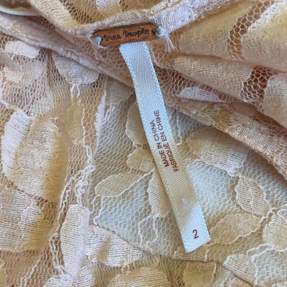 Free People Blush Lace Dress - Picture 4 of 5